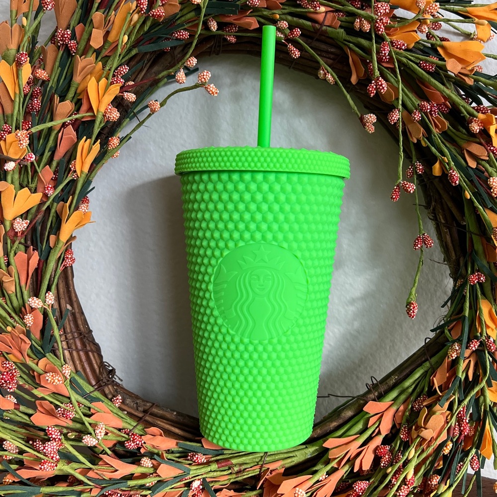 Starbucks Neon Green Tumbler